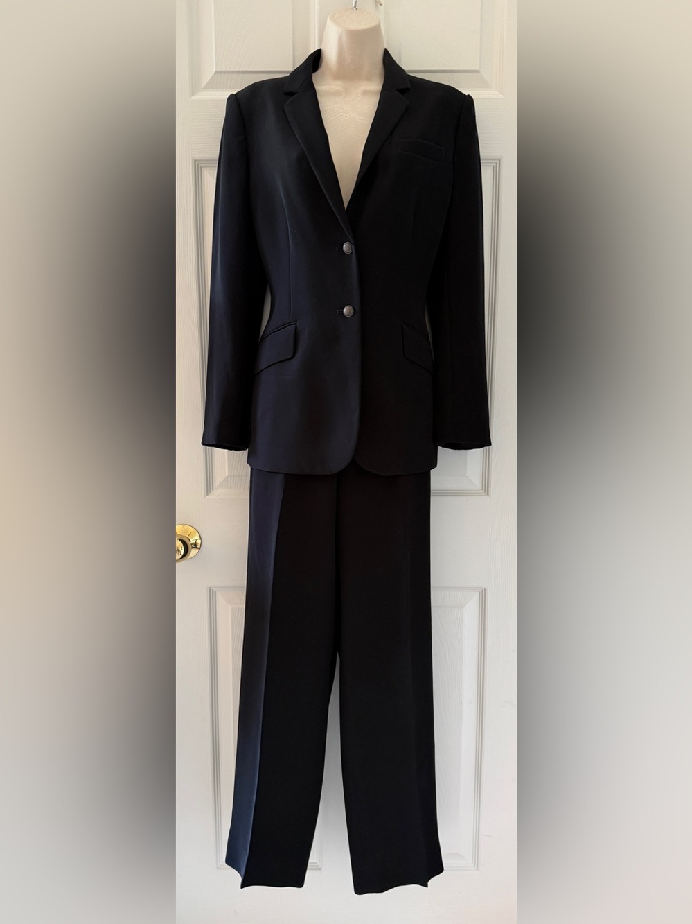 Calvin Klein Classic Black Pantsuit Size 6